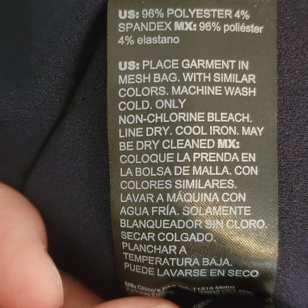 WHBM Tie Waist Shacket, Size 4, Like New - Picture 8 of 8